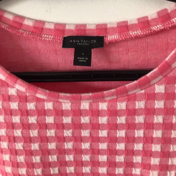 Ann Taylor Factory Plaid Long Sleeve - Picture 4 of 7